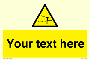 Custom warning water cannon